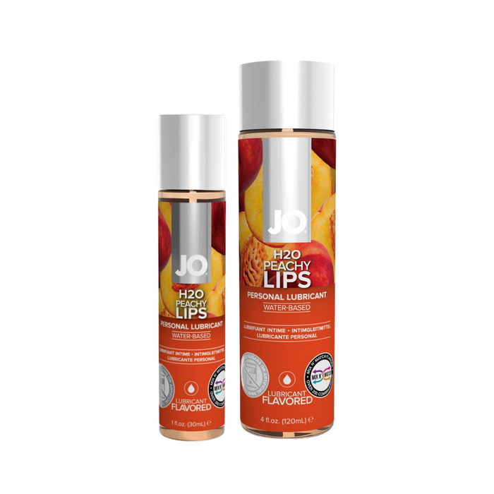 System Jo H2O Flavors Edible Water Based Lubricant - Peachy Lips