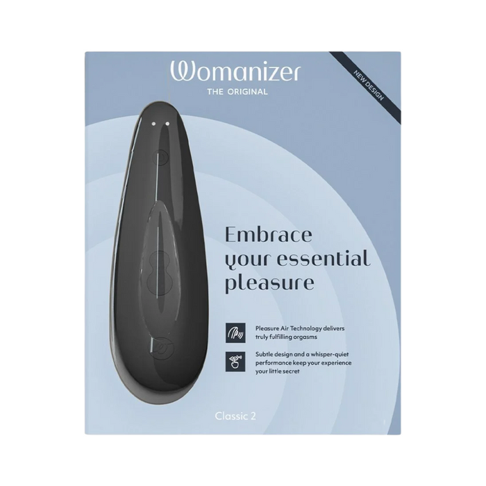 Womanizer Classic 2 Rechargeable Clitoral Stimulator - Black