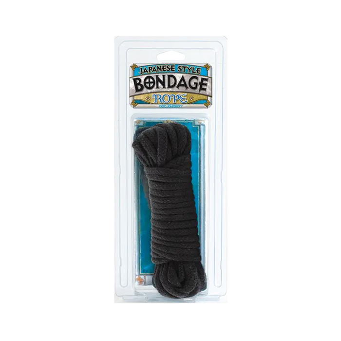 Doc Johnson  Japanese Style Bondage Cotton Rope - Black