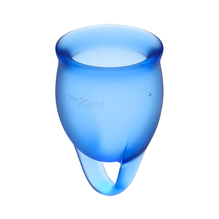 Satisfyer Feel Confident Menstrual Cup - Dark Blue