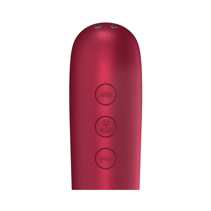 Satisfyer Dual Love Air Pulse Vibrator - Pink