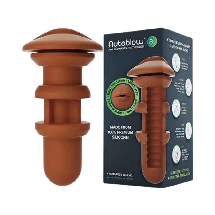 Autoblow Ai Sleeve Mouth - Brown