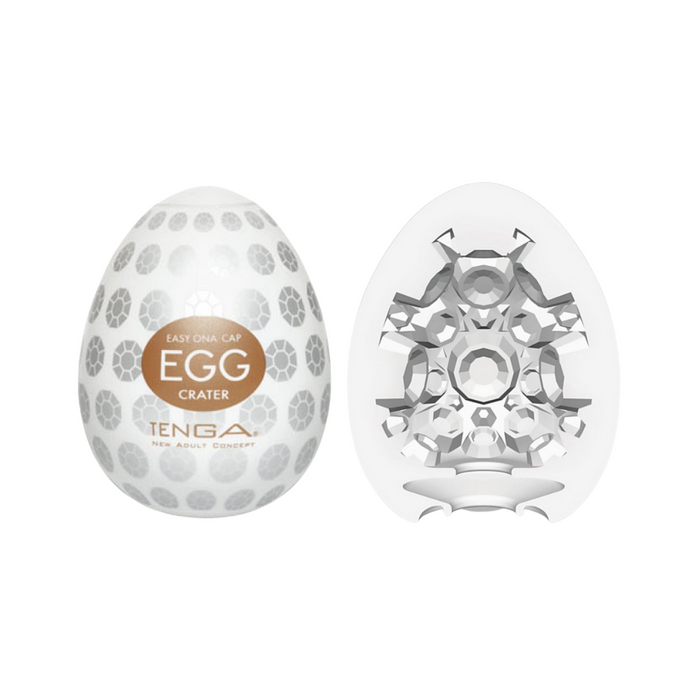 Tenga Strong Sensation Egg Masturbator - Crater