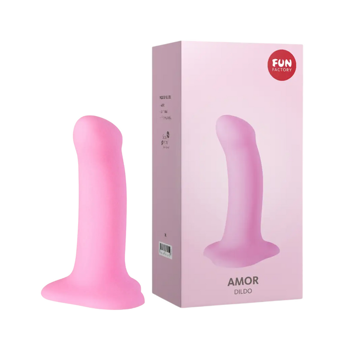Fun Factory Amor Silicone Dildo - Pink