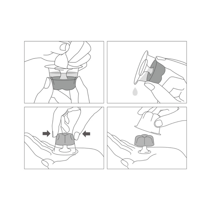 Iroha Petit Jelly Clitoral Massager - Plum