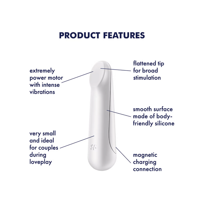 Satisfyer Ultra Power Bullet 3 Vibrator - White