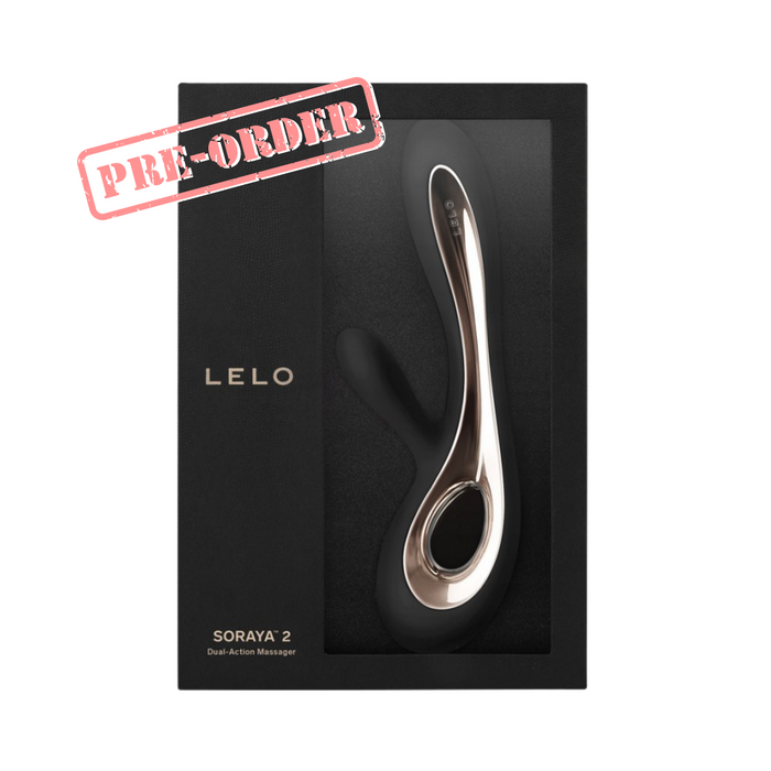 Lelo Soraya 2 Luxury Rechargeable Rabbit Vibrator - Black