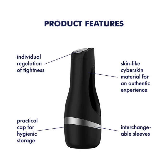 Satisfyer Men Classic Masturbator - Silver