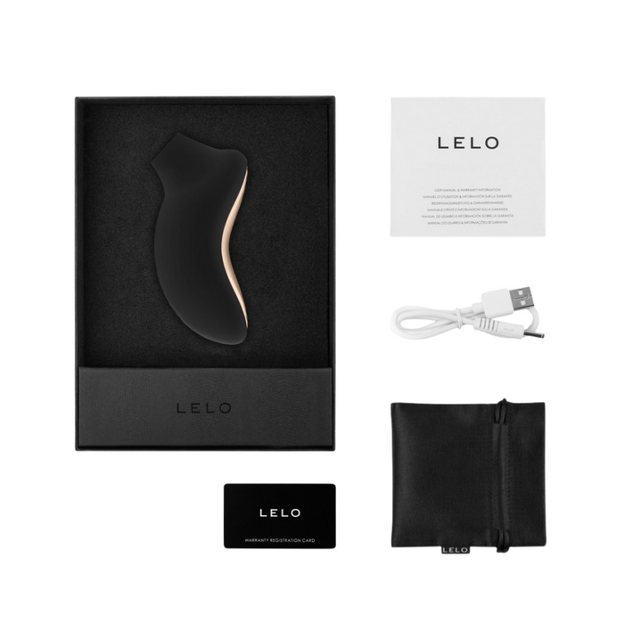 Lelo Sona 2 Rechargeable Sonic Clitoral Stimulator - Black