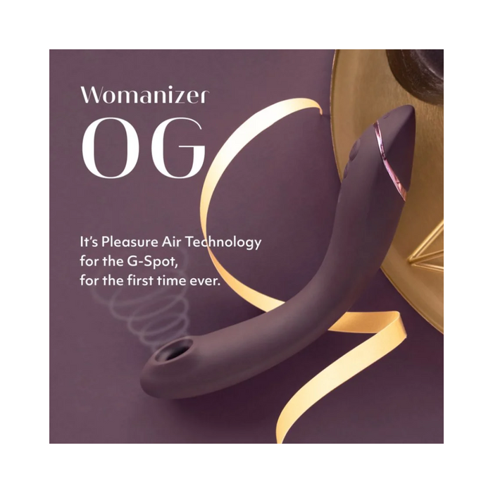 Womanizer OG Pleasure Air G-Spot Stimulator - Aubergine
