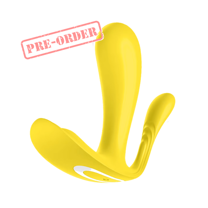 Satisfyer Top Secret Plus Wearable Vibrator - Yellow