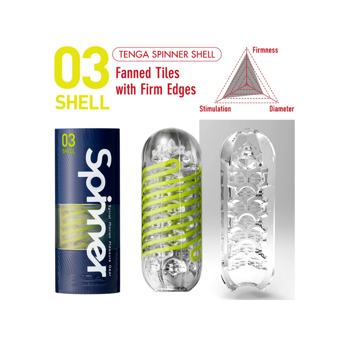 Tenga Spinner Male Masturbator - 03 Shell