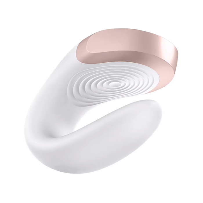 Satisfyer Double Love Bluetooth and App Controlled Couple Vibrator - White