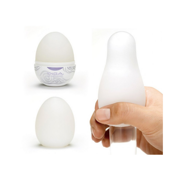 Tenga Strong Sensation Egg Masturbator - Cloudy