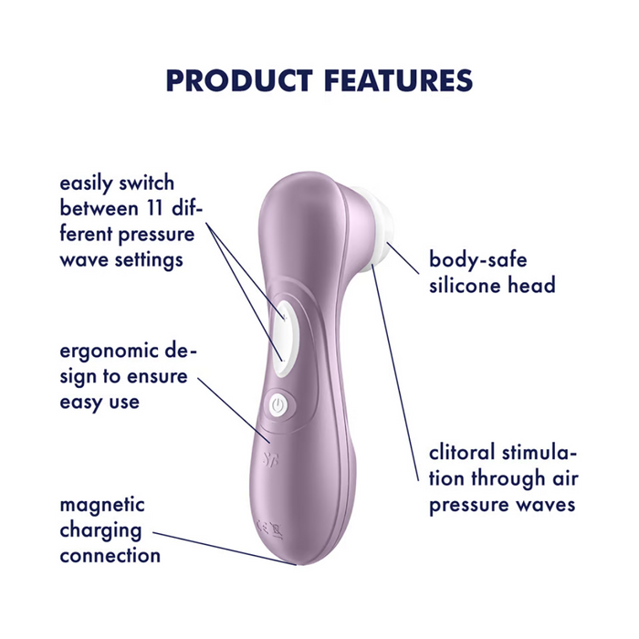 Satisfyer Pro 2 Rechargeable Clitoral Stimulator - Violet