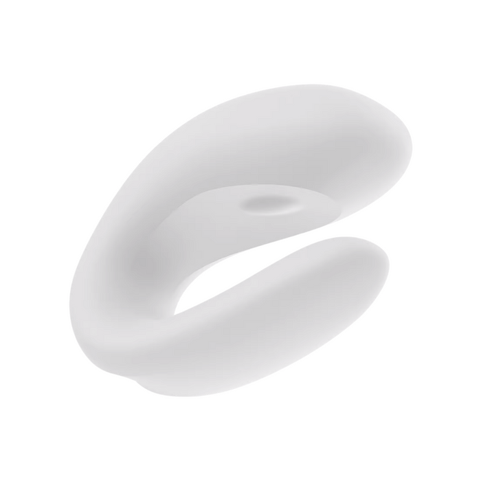 Satisfyer Double Joy Bluetooth and App Controlled Couple Vibrator - White
