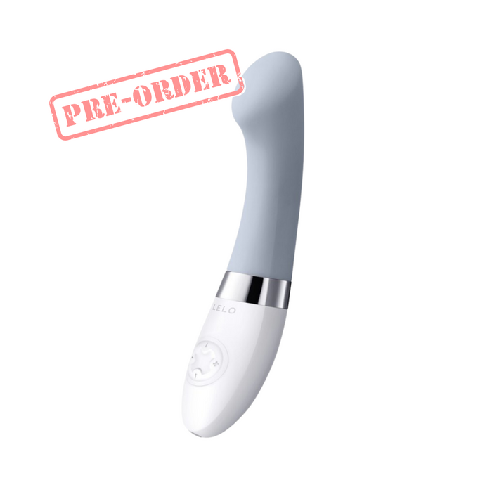 Lelo Gigi 2 Rechargeable G Spot Vibrator - Cool Gray