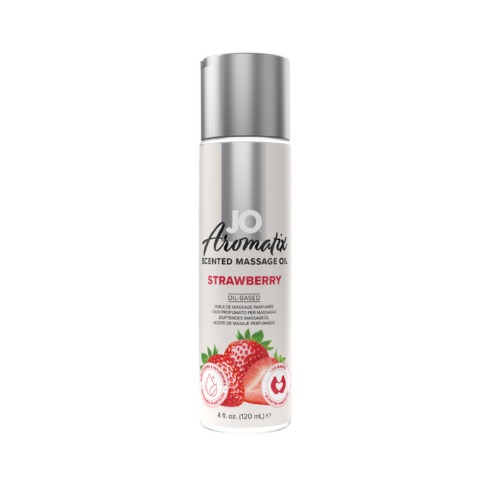 System Jo Aromatix Scented Massage Oil - Strawberry