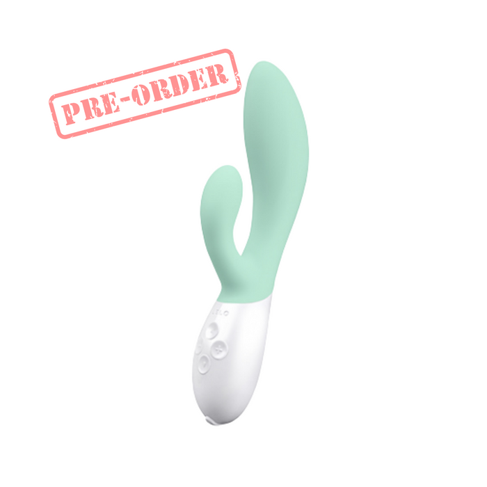 Lelo Ina 3 Rechargeable  Rabbit Vibrator - Seaweed
