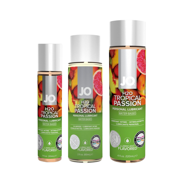 System Jo H2O Edible Water Base Lubricant - Tropical Passion