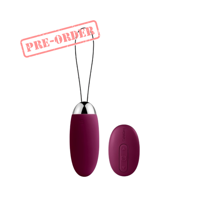 Svakom Elva Intelligent Mode Remote Control Egg Vibrator - Violet