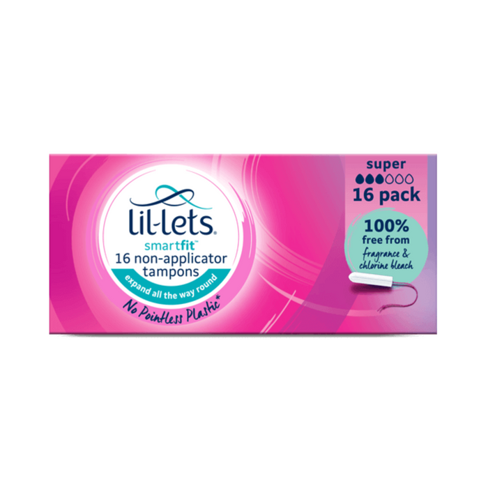Lil-Lets Non-Applicator Tampons SmartFit - Super