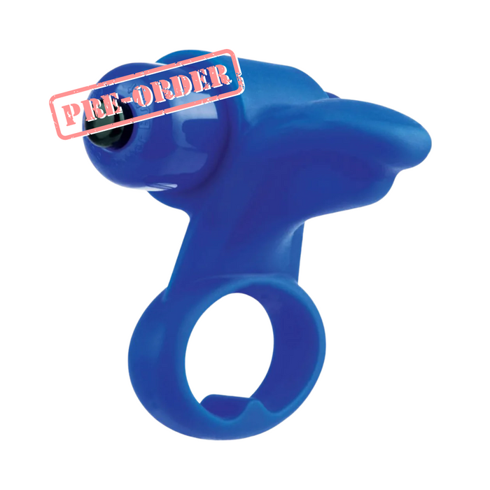 Screaming O You Turn 2 Finger Fun Vibe Cock Ring - Blue