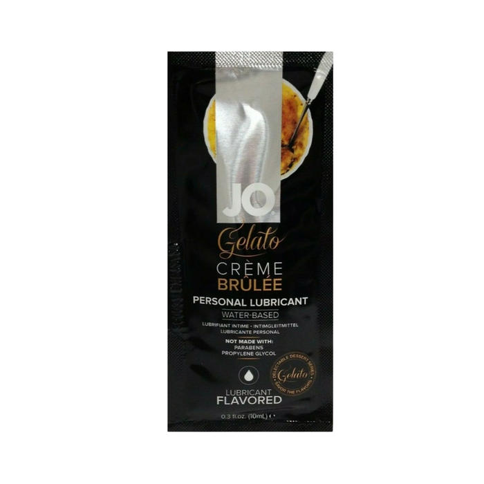 System Jo Gelato Edible Water Based Lubricant - Creme Brulee