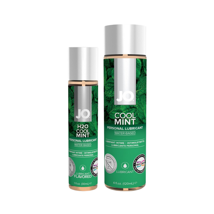 System Jo H2O Flavors Edible Water Based Lubricant - Cool Mint
