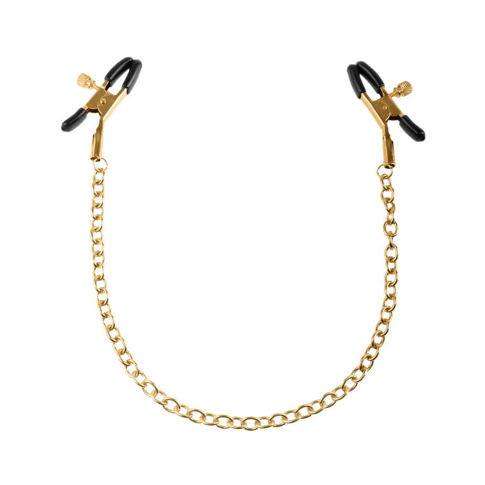 Fetish Fantasy Gold Chain Nipple Clamps