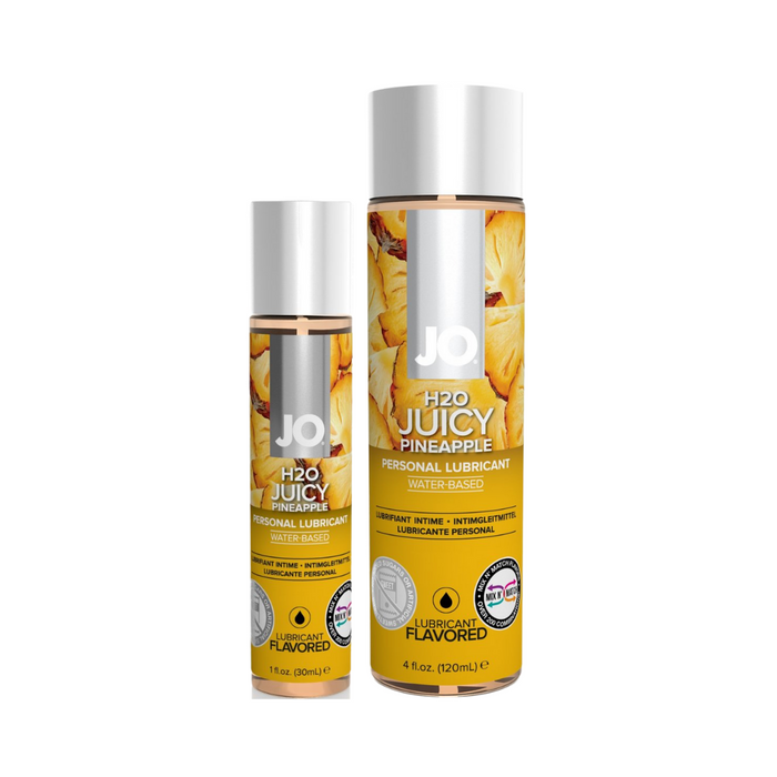 System Jo H2O Edible Water Base Lubricant - Juicy Pineapple