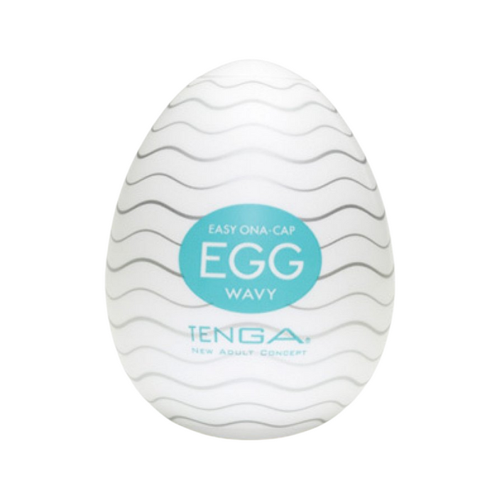Tenga Regular Series Egg Masturbator - Wavy