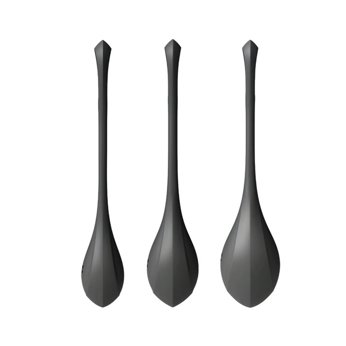 Satisfyer Yoni Power 2 Silicone Kegel Balls Training Set - Black