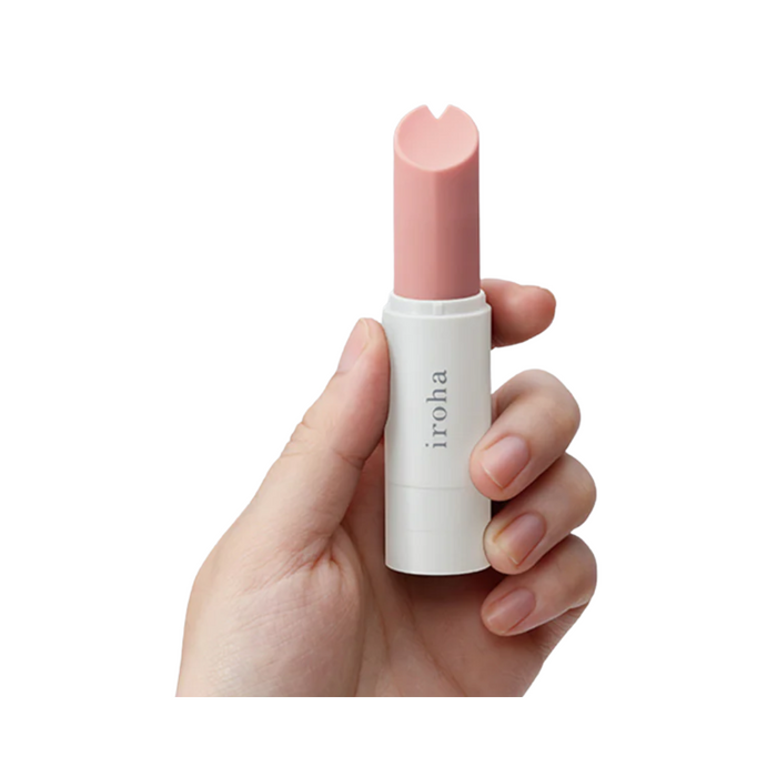Iroha Stick Lipstick Massager - Pink x White