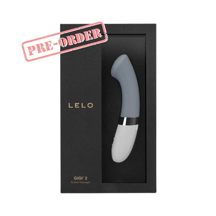 Lelo Gigi 2 Rechargeable G Spot Vibrator - Cool Gray