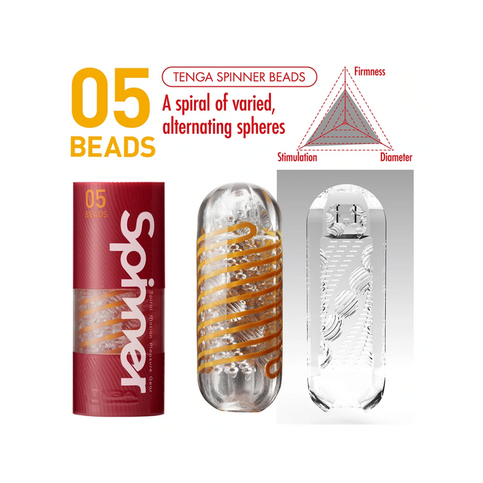 Tenga Spinner Male Masturbator - 05 Beads