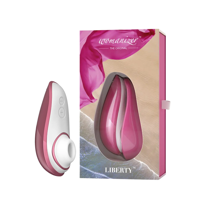 Womanizer Liberty Rechargeable Clitoral Stimulator - Rose Pink