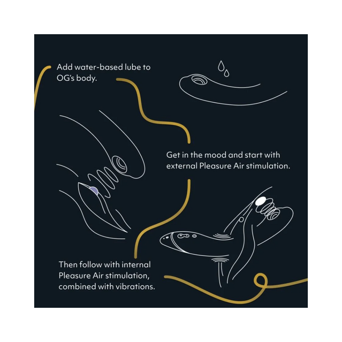 Womanizer OG Pleasure Air G-Spot Stimulator - Dark Gray