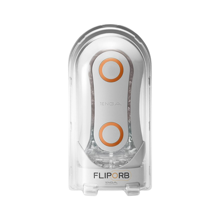 Tenga Flip Orb Male Masturbator - Orange Crash
