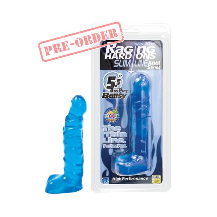 Doc Johnson Raging Hard Ons Slimline Ballsy Jelly - 5,5 Inch