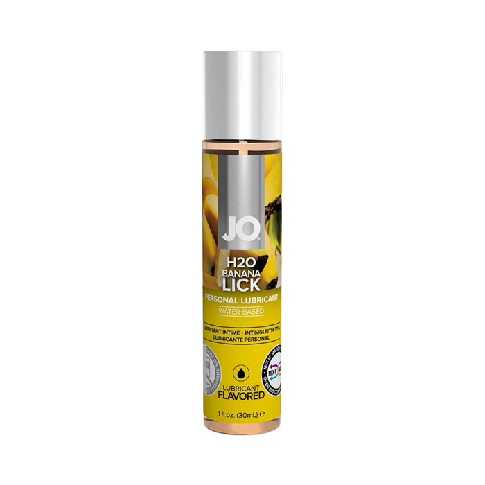 System Jo H2O Edible Water Base Lubricant - Banana Lick