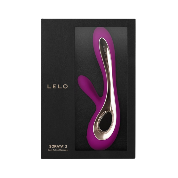 Lelo Soraya 2 Luxury Rechargeable Rabbit Vibrator - Deep Rose