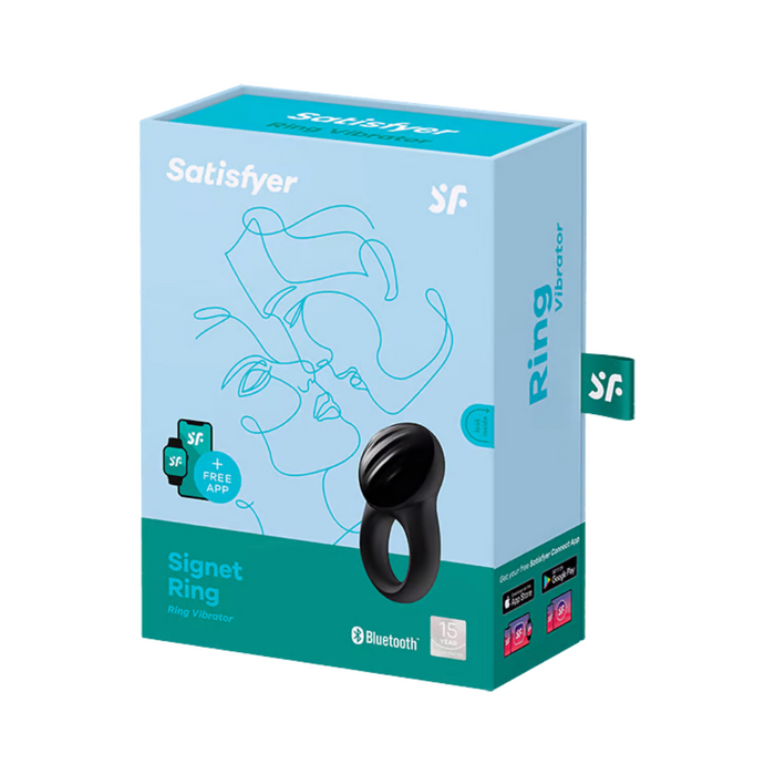 Satisfyer Signet Ring App-Controlled Bluetooth Vibrating Cock Ring