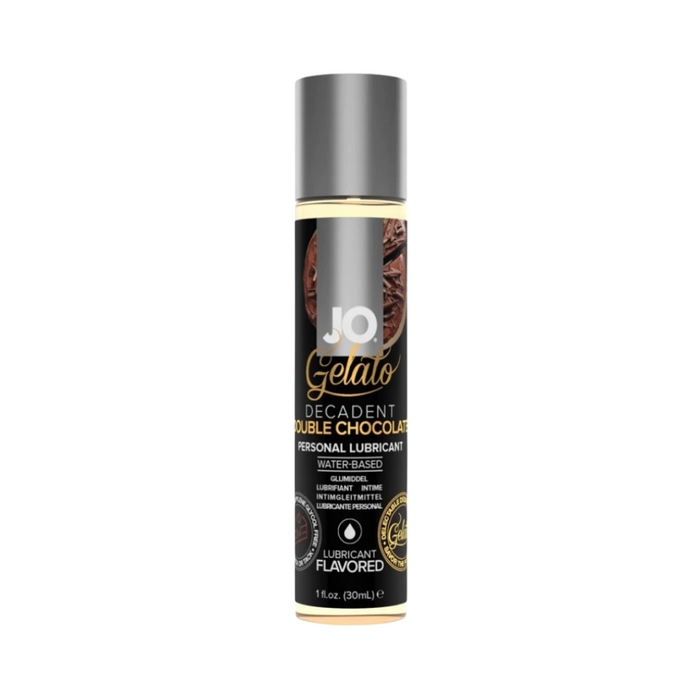 System Jo Gelato Edible Water Based Lubricant - Decadent Double Chocolate
