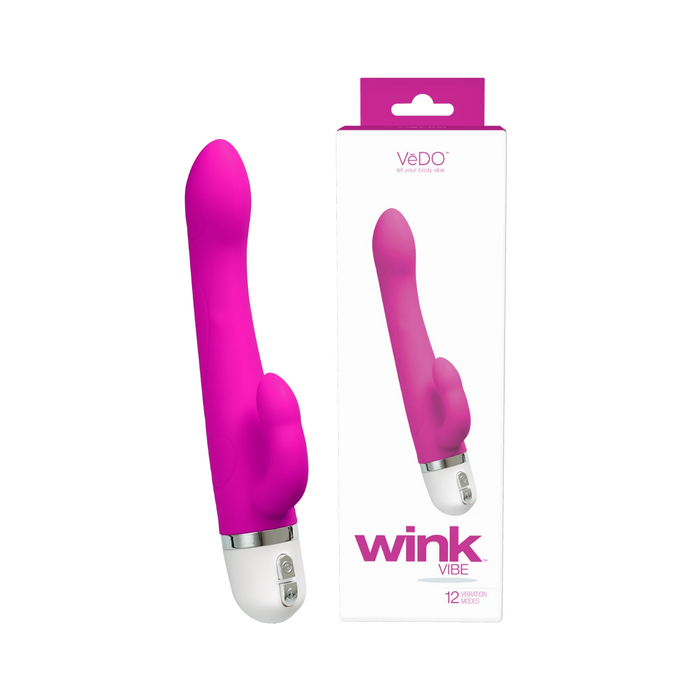 Vedo Wink Mini Rabbit Vibrator - Hot In Bed Pink