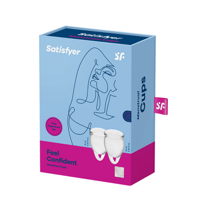 Satisfyer Feel Confident Menstrual Cup - Clear