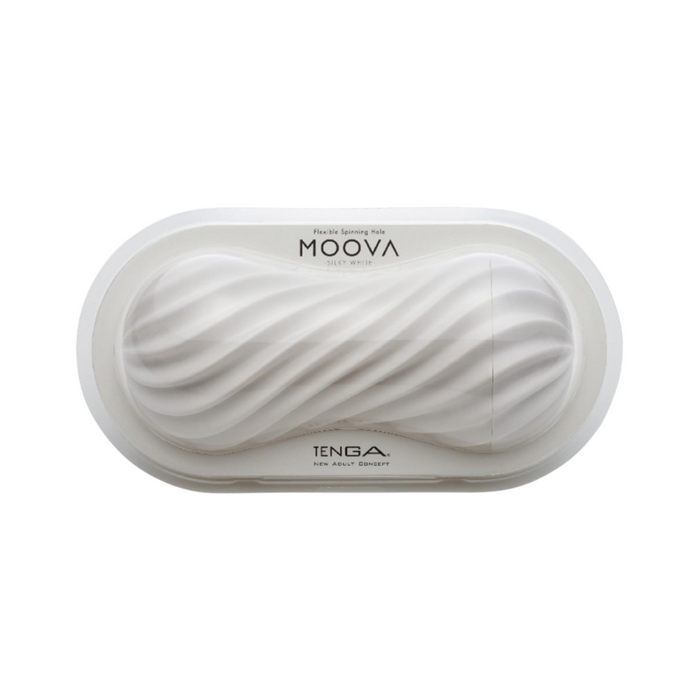 Tenga Flex Moova Reusable Male Masturbator - Silky White
