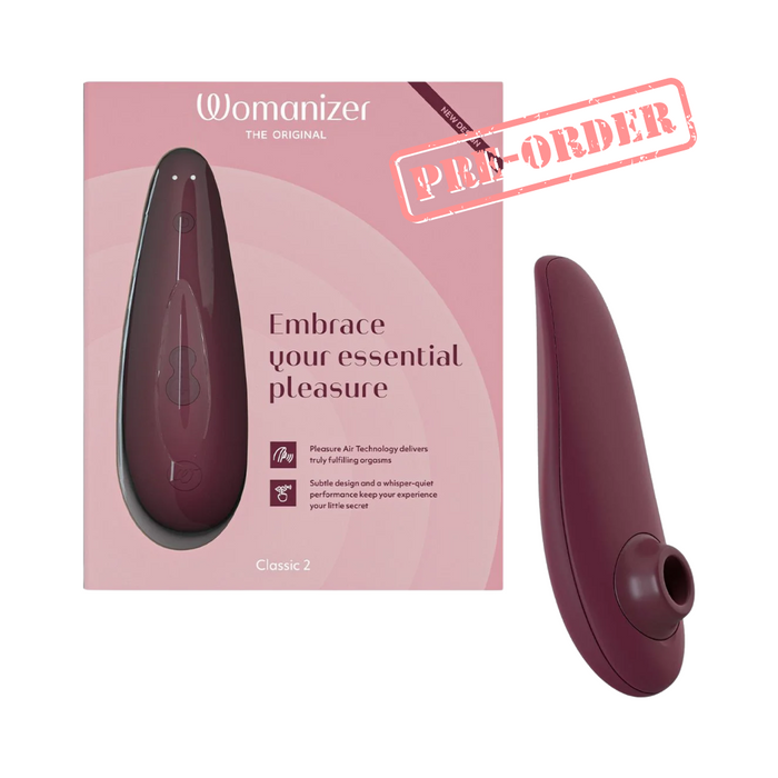 Womanizer Classic 2 Rechargeable Clitoral Stimulator - Bordeaux