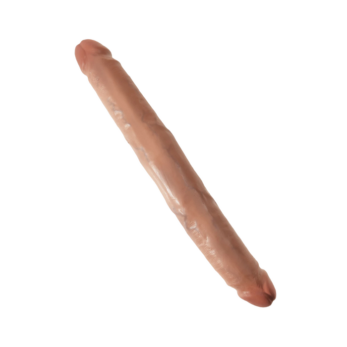 King Cock Slim Double - 12", Tan