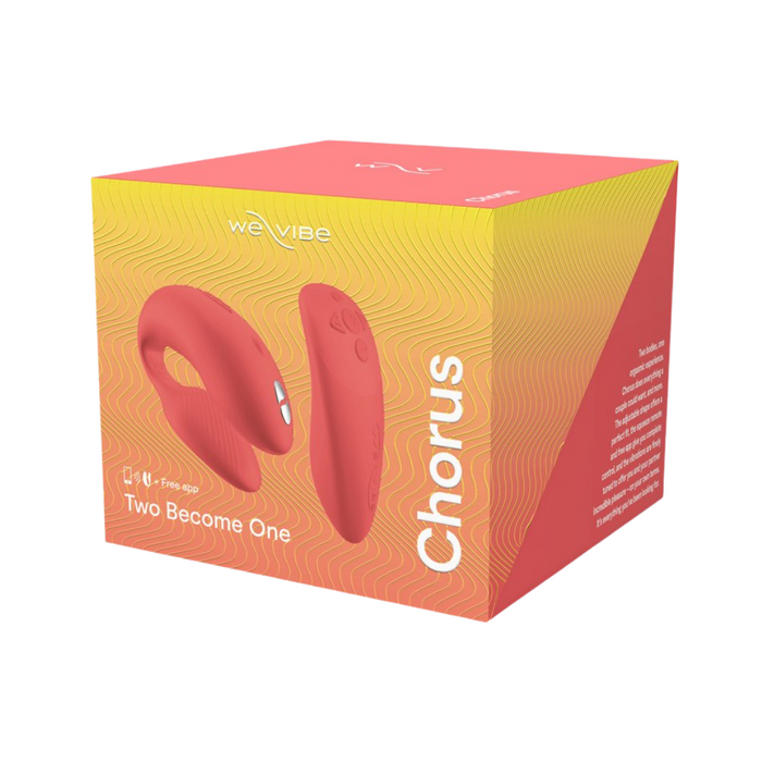 We Vibe Chorus Remote Control Couple Vibrator - Crave Coral